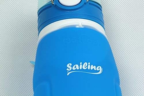 Пловење. Склопувачки преносен силиконски силикон 1000 ml шише со шише со вода, доказ за капакот на пресврт, течен силиконски материјал без