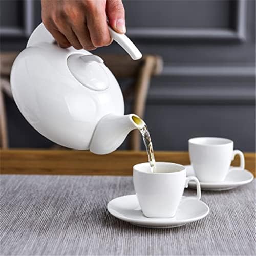 UXZDX дрвена чаша во европски стил, висина на месечината, керамички кафе чај, сет за чај од ресторан за домаќинство