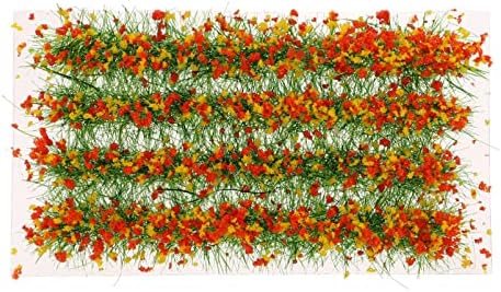 Ганазоно куќа растенија цветни кластери за вегетациски групи трева тафти минијатурни DIY архитектура зграда на сценографија модел