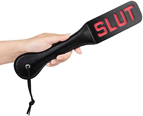 Venesun faux кожни лопатки за возрасни, 12,8 inch slut slapper лопатка за секс игра