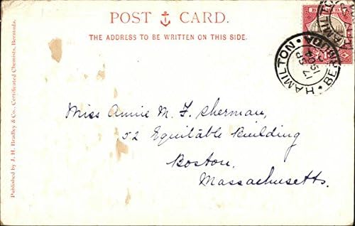 Викторија Парк Хамилтон, оригинална античка разгледница во Бермуда 1904 година