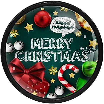 Тбуобт 4 Пакет - Хардверски Копчиња На Кабинетот, Копчиња За Кабинети И Фиоки, Рачки За Комоди На Фарма, Среќен Божиќ