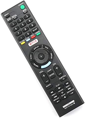 Универзален далечински управувач RMT-TX102U за Sony-TV-Remote, за сите Sony Bravia LCD LED HD паметни телевизори, со копчињата Netflix