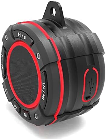XXXDXDP Седум нивоа водоотпорен звучник на отворено TWS Audio Sports Portable Suction Cup радио со светлина