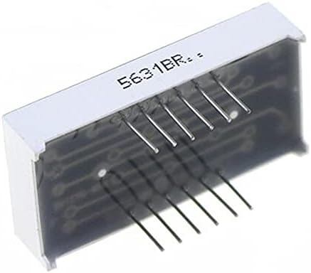 CZKE 5PCS LED дисплеј 0,56 инчи 3 битни 12pin секоја заедничка/анодна дигитална цевка 7 сегментас LED дигитална цевка