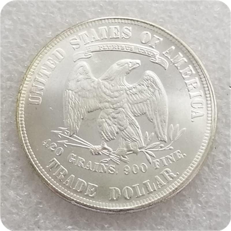 Антички занаети САД монети 1884-П странски комеморативни монети сребрени долари