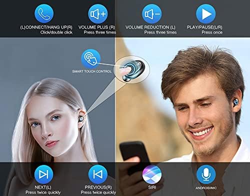 ВОЛТ ПЛУС Технологија Тенок Патување Безжичен V5. 1 Слушалки Компатибилен Со Вашиот Samsung Galaxy S20 Ултра Ажурирани Микро Тенок Случај
