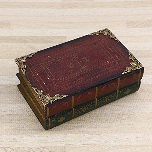 Besportble кутии за книги Декоративни дрвени кутии аголни заштитници 24 парчиња гроздобер книга агол кутија метална книга за бегство