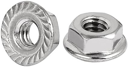 AEXIT 1/4 -20 304 нокти, завртки и сврзувачки елементи не'рѓосувачки челик засилена прирабница хексадецимална завртка за заклучување навртки