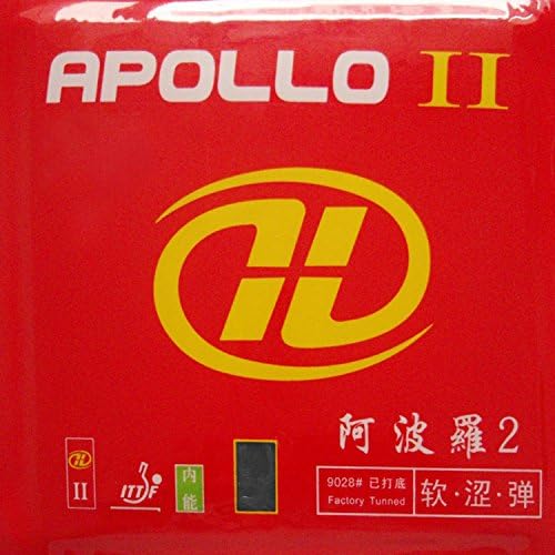 Јинх Аполо II пипс во гумен лист за тенис на маса