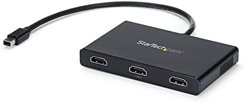 Адаптер за мулти монитори на 3 -порта Startech.com - Mini DisplayPort на HDMI MST Hub - Triple 1080p/Dual 4K 30Hz - MDP 1,2
