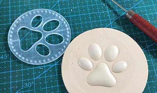1SET DIY Акрилна кожа образец домашна работа со домашна работа со кожа за шиење на кучиња за шиење на кучиња/мачки модел Алатки за