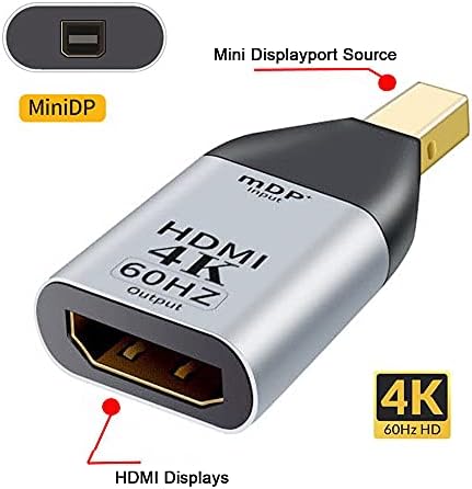 NFHK Mini DisplayPort DP извор на HDMI Sink Proples 4K@60Hz Ultra HD конвертор адаптер за лаптоп Mac