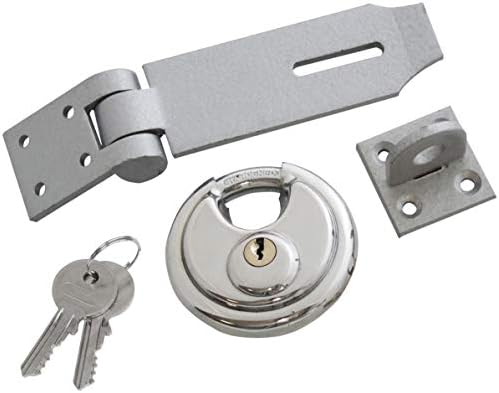 Тешкиот катанец на Katzco, безбедносен сет - сет од 5 парчиња - заклучување, заклучување и пакет со клучеви, класичен дизајн на дискусии - Вклучува