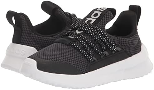 Adidas Lite Racer Adapt 5.0 Run Running Shoe, Core Black/Ftwr White/Carbon, 6 UN Unisex Beg Kid