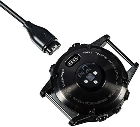 Полнач за Garmin Vivosmart 5, кабел за кабел за полнење за замена за Garmin Vivosmart 5 Smart Watch [2pack, 3,3ft/1M]