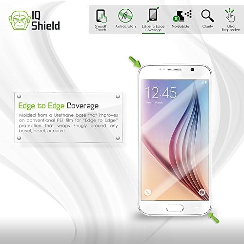 Заштитник на екранот IQShield Компатибилен со Samsung Galaxy Tab 4 8.0 Anti-Bubbul Clear Film