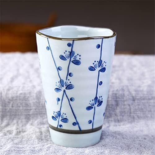 Додона јапонска керамичка рака насликана цреша од цреша креативно под застаклена порцеланска порцелан Голем ретро млеко чаша за