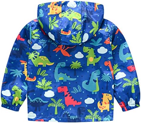 Девојче девојче и момче на отворено цветно цветно животно печатено поштенски јакна со качулка светло светло за ветроупорни јакни за надворешна облека