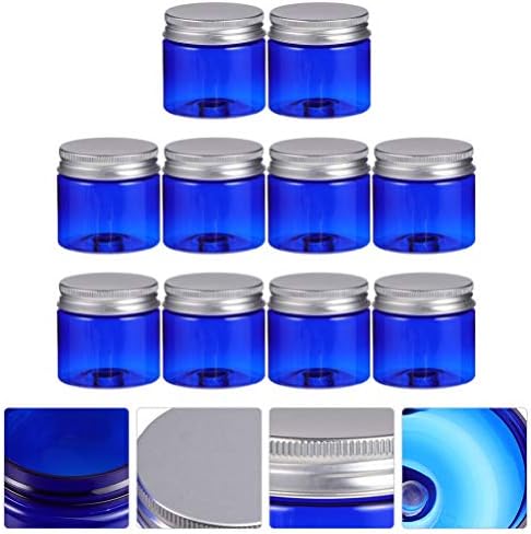Alremo Xinghuang - 10 парчиња 50g празно шише контејнери за шминка за шише акрилик чисти Jars jars шминка за шминка контејнери за шминка шишиња