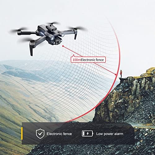 Афебоо дрон со 1080p HD камера за возрасни, преклопен далечински управувач Quadcopter WiFi FPV Video Video, Hold Hold, Hold,