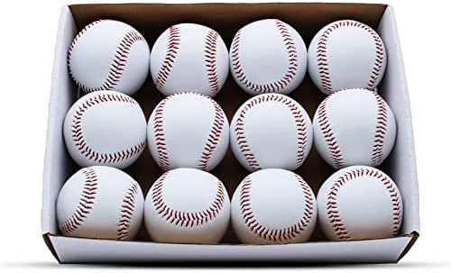 Baseball MagicOrange, 12 пакувања Бејзбол практикуваат тренинг бејзбол необележани бејзбол меко фрлање, капење, поле, удирање, удирање