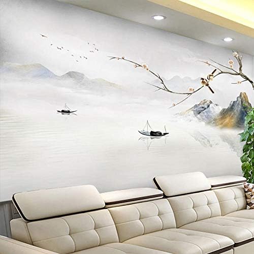 Rtyuihn Кинеско рачно насликано мастило и украсување на птици, погоден за дневна соба спална соба дома декорација/модерна уметничка позадина