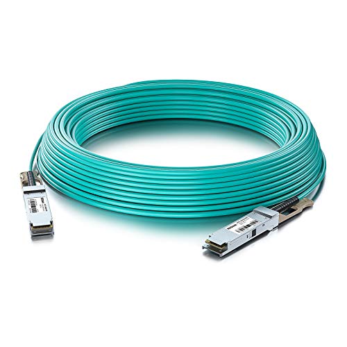 100g QSFP28 Активен оптички кабел-100GBase QSFP28 до QSFP28 OM3 AOC кабел за Cisco QSFP-100G-AOC1M, 1-метар