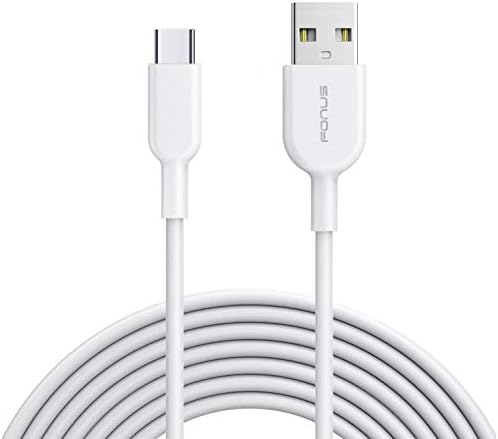 6FT долг USB -C кабел тип -C Брза жица за напојување на кабелот за полнач, компатибилна со Google Pixel - Pixel 2 - Pixel 2 XL