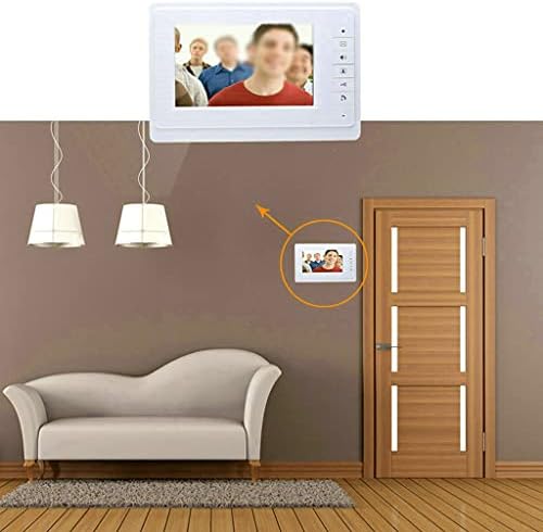 Lmmddp Intercom Doorbell 7 TFT Lcd Жичен Видео Врата Телефон Систем Внатрешен Монитор 700TVL Отворен IR Камера Поддршка Отклучување