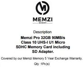 MEMZI PRO 32gb Класа 10 90MB / s Микро Sdhc Мемориска Картичка Со SD Адаптер За Sony HandyCam HDR-CX Или HDR-Pj Серија Дигитални