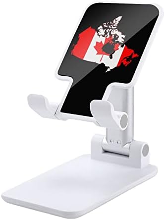 Канада знамето за преклопување на десктоп за мобилни телефони, преносен прилагодлив штанд за додатоци за патувања