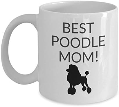 Најдобра пудлица мама кафе чаша стандардна кригла од пудлица