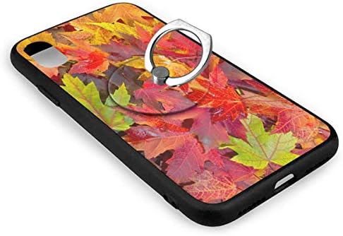 Капетан Викинг Прилагодена телефонска кутија со Stand Maple Leves Ring Ring Conform Thard PC Hard Lightweight Cover за заштита дизајниран