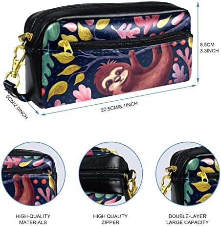 Тбуобт Торба За Шминка Патување Козметичка Торба Торбичка Чанта Чанта Со Патент, Апстрактна Уметност Цртан Филм Океан Ајкула
