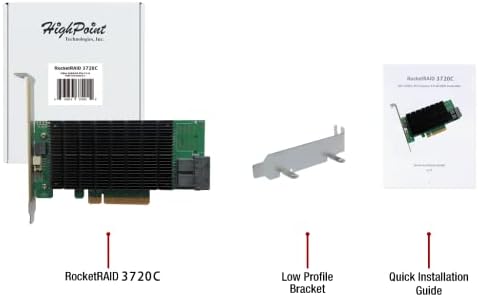 HighPoint Rocket 710 8-порта 12 GB/S PCIe 3.0 x8 SAS/SATA HBA контролер
