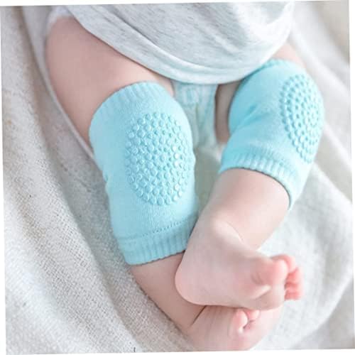 Влочки на коленото за бебиња, анти-лизгачки ползи на коленото на коленото, еластични затоплувачи на нозете на коленото, затоплувачи на лактот, заштитник на мали дец