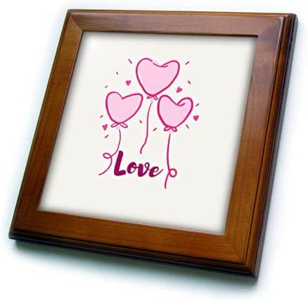 3дроза Слика На Балонско Срце Со Текст На Плочки Во Љубовна Рамка