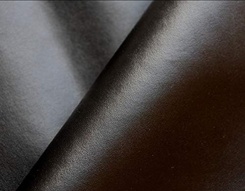 Ongонгџијуан црна ПВЦ кожа кожена кожа ткаенина за шиење, вештачка кожа за материјал за торбичка од DIY 0,6 мм