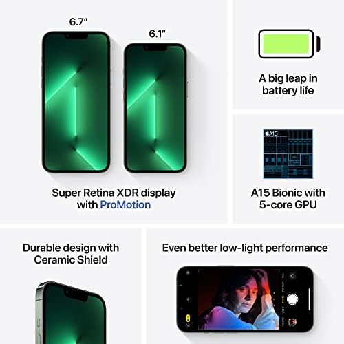Apple iPhone 13 Pro, 128GB, Алпски Зелени-Отклучен
