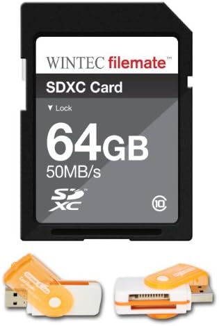 64gb Класа 10 SDXC Мемориска Картичка Со Голема Брзина 50MB/Сек. За Canon PowerShot SX230 HS PowerShot SX30IS Камери. Совршен за континуирано