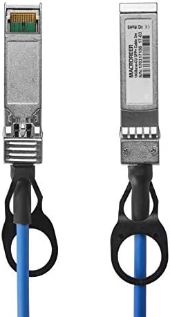 Сина 10G SFP+ DAC кабел, 10GBase-CU SFP+ директен прикачен пасивен бакарен кабел за Dell Force10 CBL-10GSFP-DAC-0,5M, 0,5M кабли за
