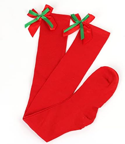 Жените Над Коленото Високи Чорапи, Мода Памук Божиќ Косплеј Чорапи, Симпатична Лак Солидна Бутот Високи Чорапи За Тинејџерки
