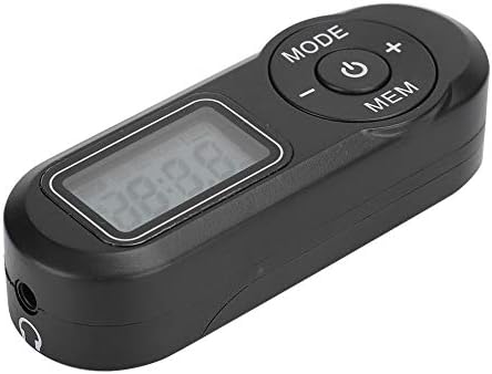 Радио со слушалки, DSP Mini Portable 1.1inch LCD Digital FM Radio Music Player Black со слушалки