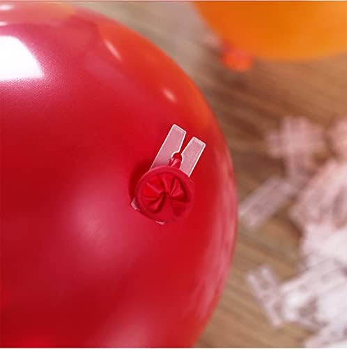 200 парчиња Пластични Балон Клипови Врски За Запечатување, H Облик Рефус Балон Врски Клипови Алатка За Свадба Партија Божиќ