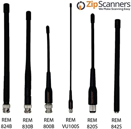 Поштенски скенери | РЕМТРОНИКС полициска скенер радио антена | 842b | BNC Type Type | VHF/UHF/800 MHz Tri- Band | 8,5 гума полициска скенер антена