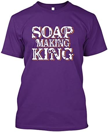 Сапун правејќи кошула со крал, сапун правејќи унисекс мета, маица со кратки ракави
