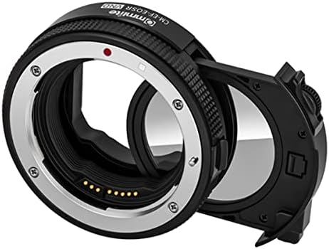 CommLite Canon EF/EF-S леќи на EOS RF Autofocaus адаптер со променлива ND филтер