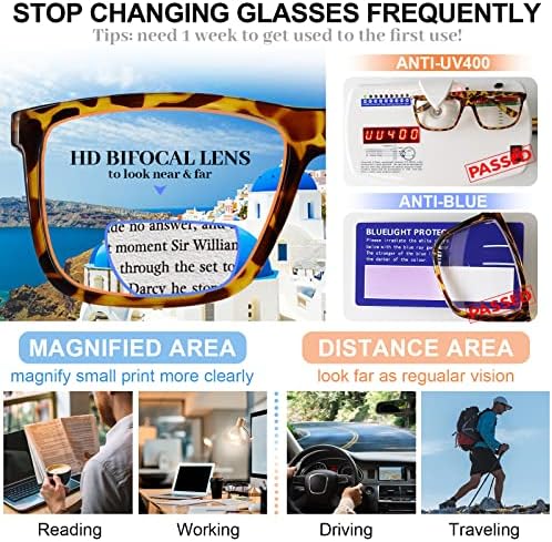МАРЕ АЗУРО Преголеми Бифокални Очила За Читање Мажи Сина Светлина Што Ги Блокира Читателите 1.0 1.25 1.5 1.75 2.0 2.25 2.5 2.75
