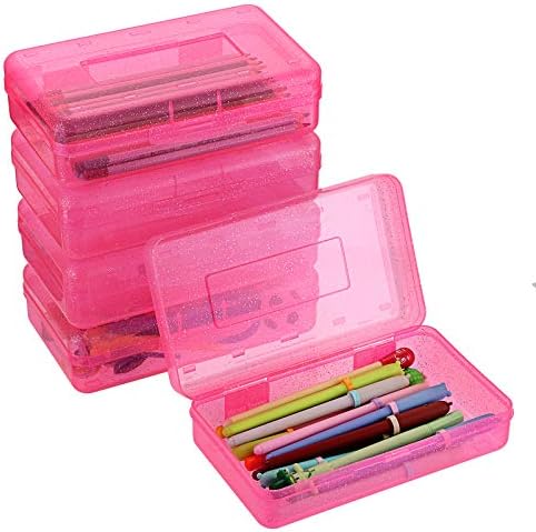 Btsky стилски повеќенаменски алатка кутија со голем капацитет кутија со молив со предвремена капаче за затворање на молив, пластична